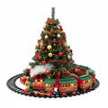 Tren Eléctrico Navideño con Luz y Sonido